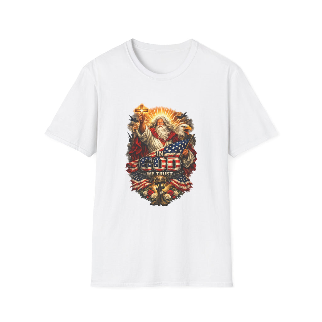 Patriotic Jesus T‑Shirt — God Bless America Graphic Tee