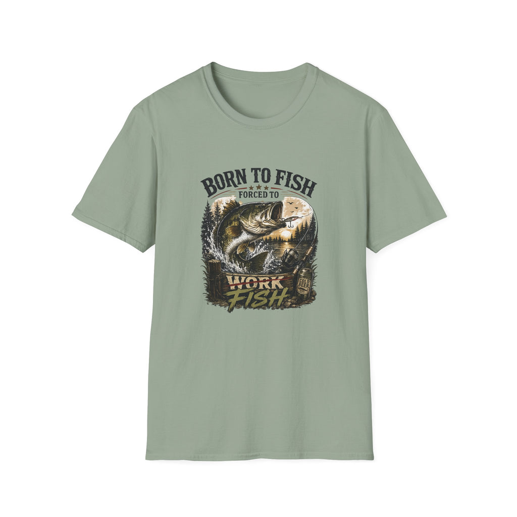 Born to Fish graphic T-Shirt | Fishing shirt, bass angler tee