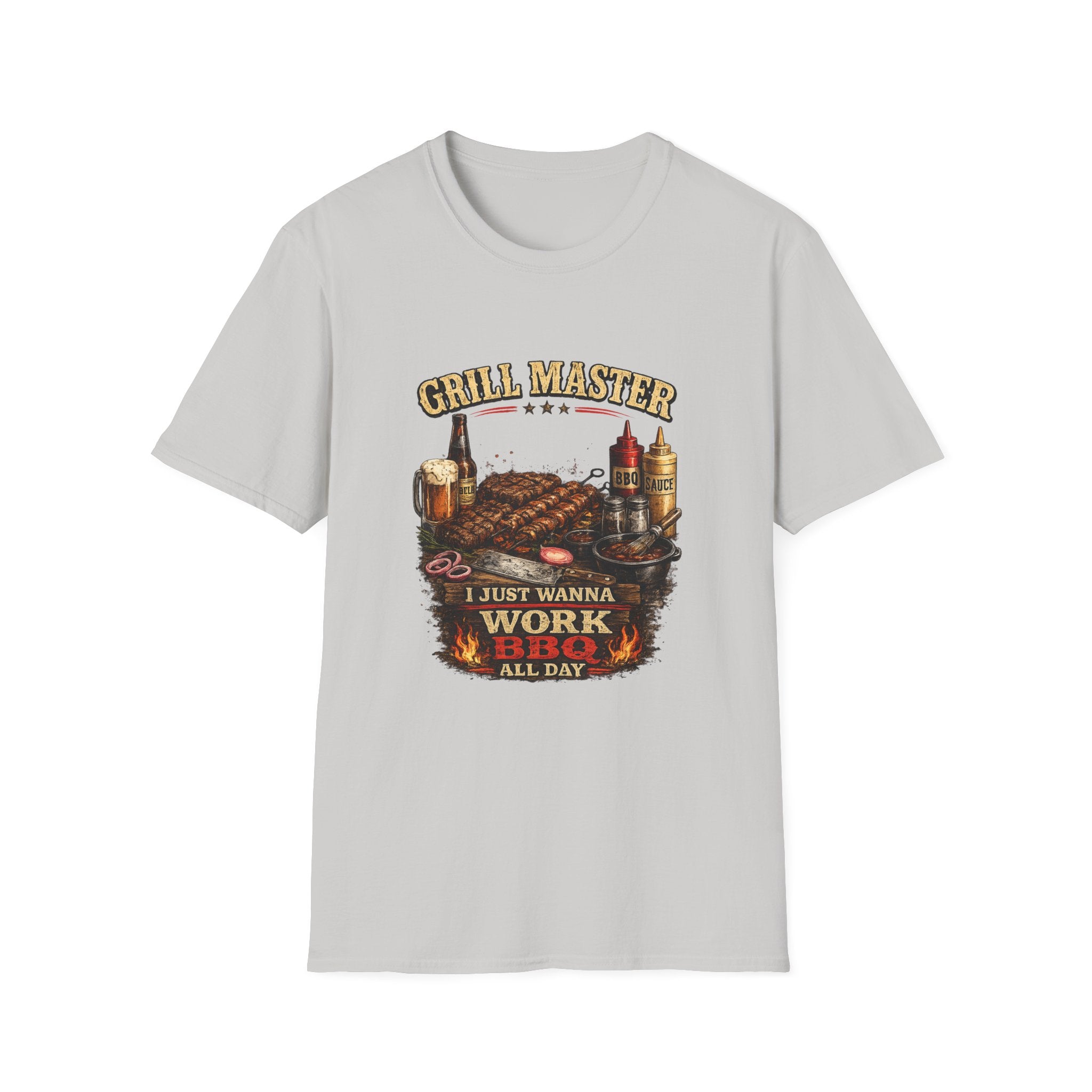BBQ Lover's Grill Master T-Shirt – Perfect for Cookouts & Tailgate