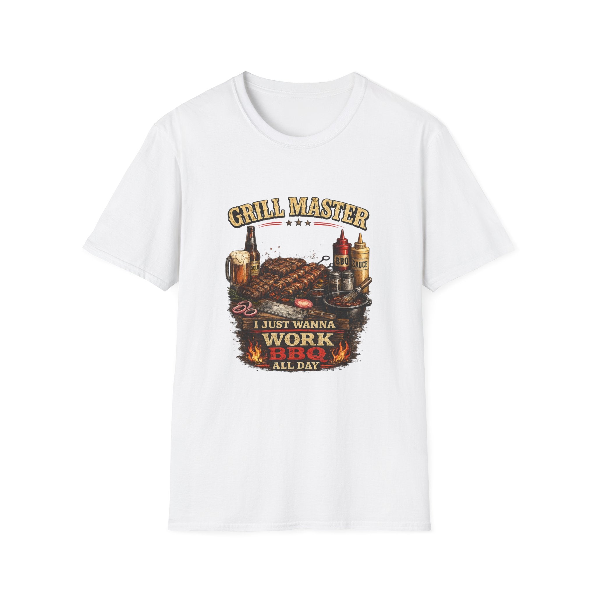 BBQ Lover's Grill Master T-Shirt – Perfect for Cookouts & Tailgate