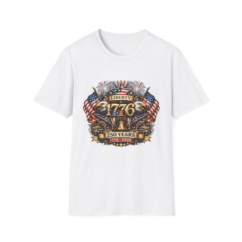 Liberty 1776 Patriotic T-Shirt – American Flag & Eagle Independence Day Tee