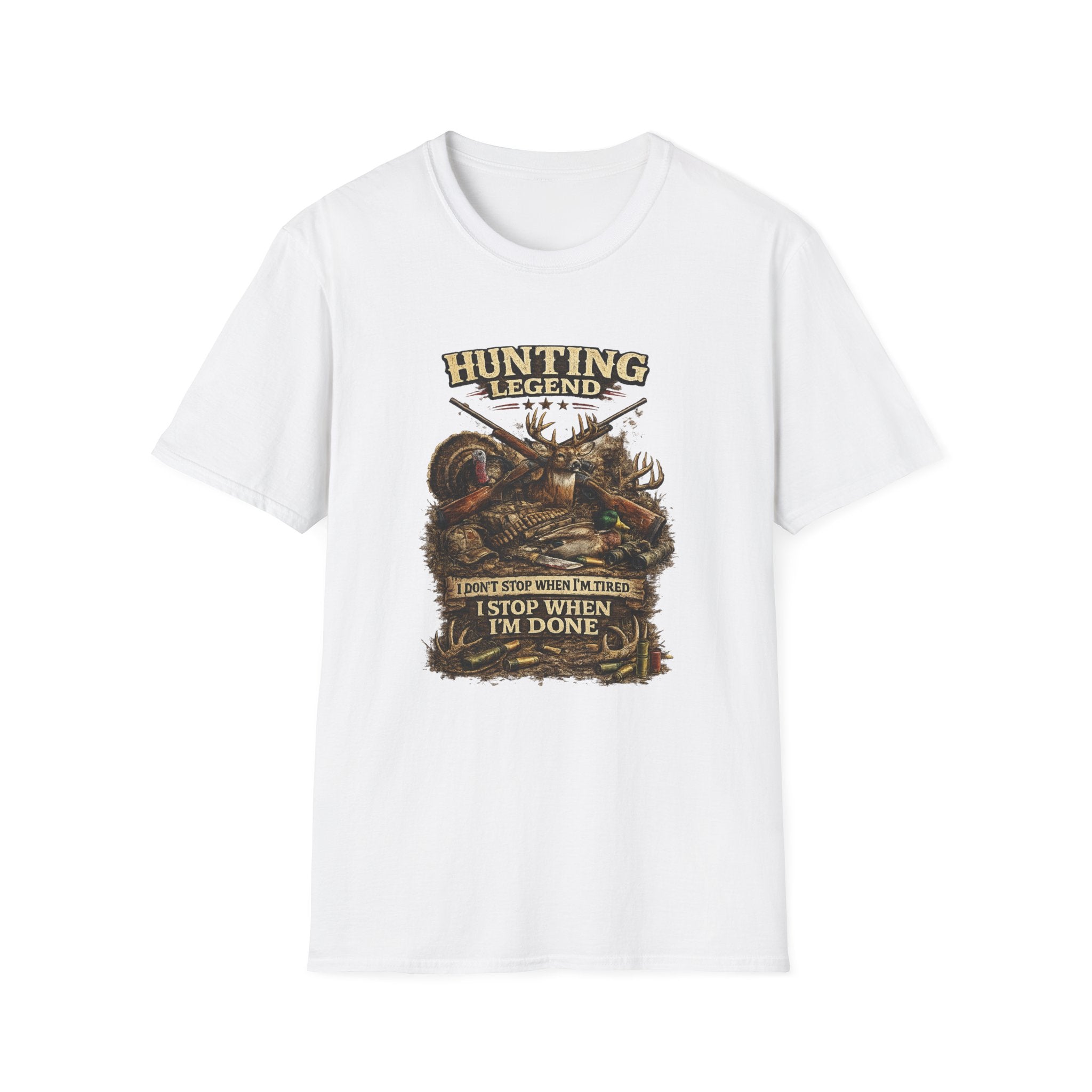 Hunting Legend Graphic Tee – Deer Hunter Outdoor Shirt
