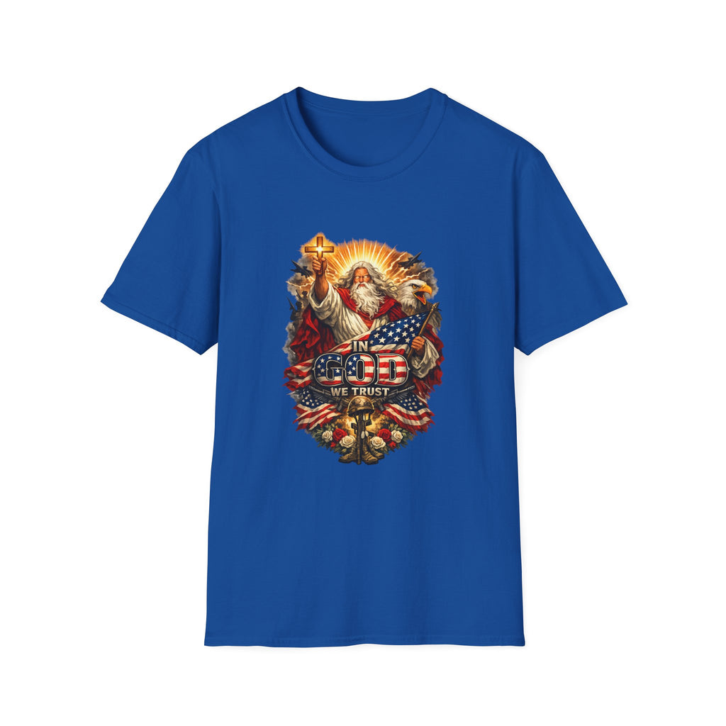 Patriotic Jesus T‑Shirt — God Bless America Graphic Tee