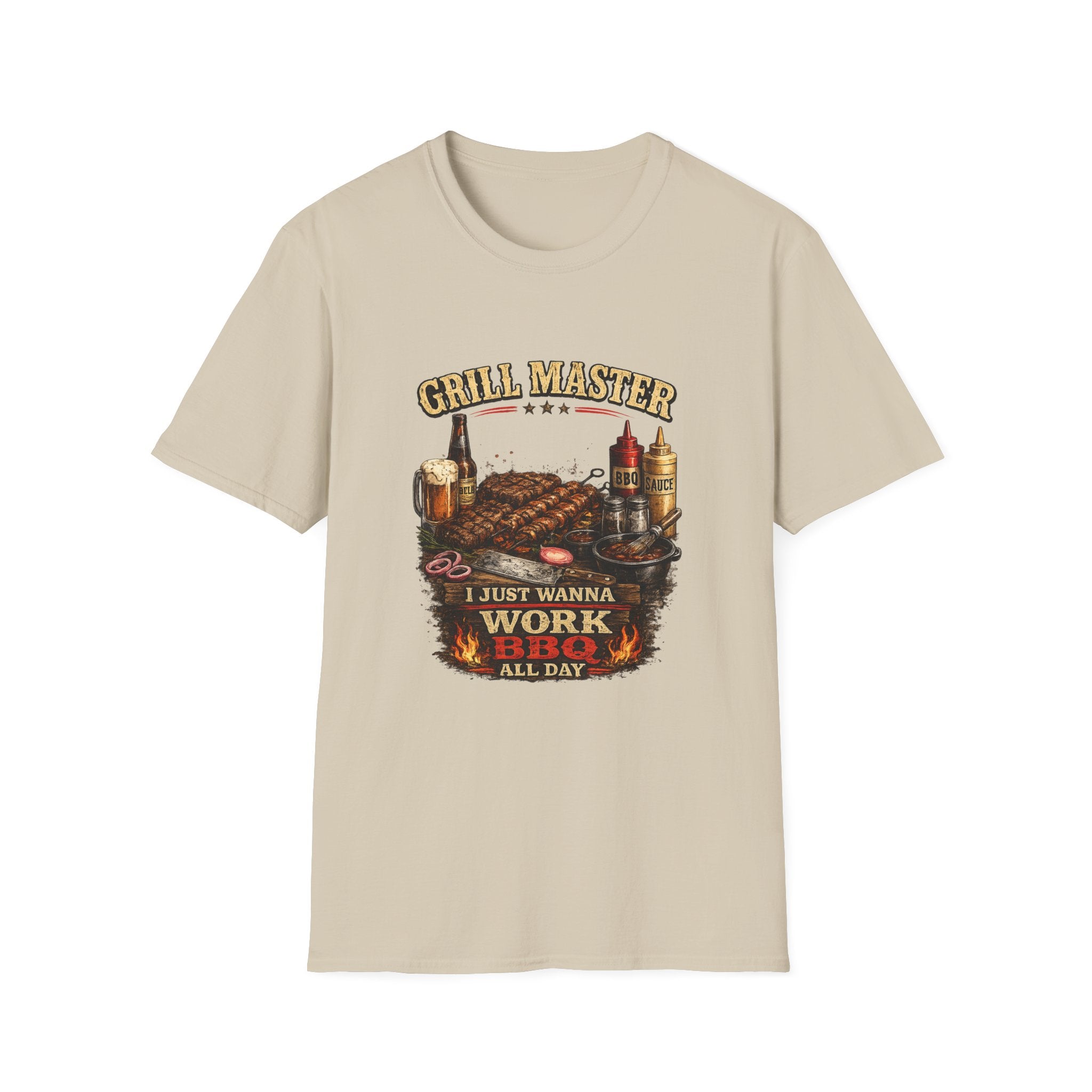 BBQ Lover's Grill Master T-Shirt – Perfect for Cookouts & Tailgate
