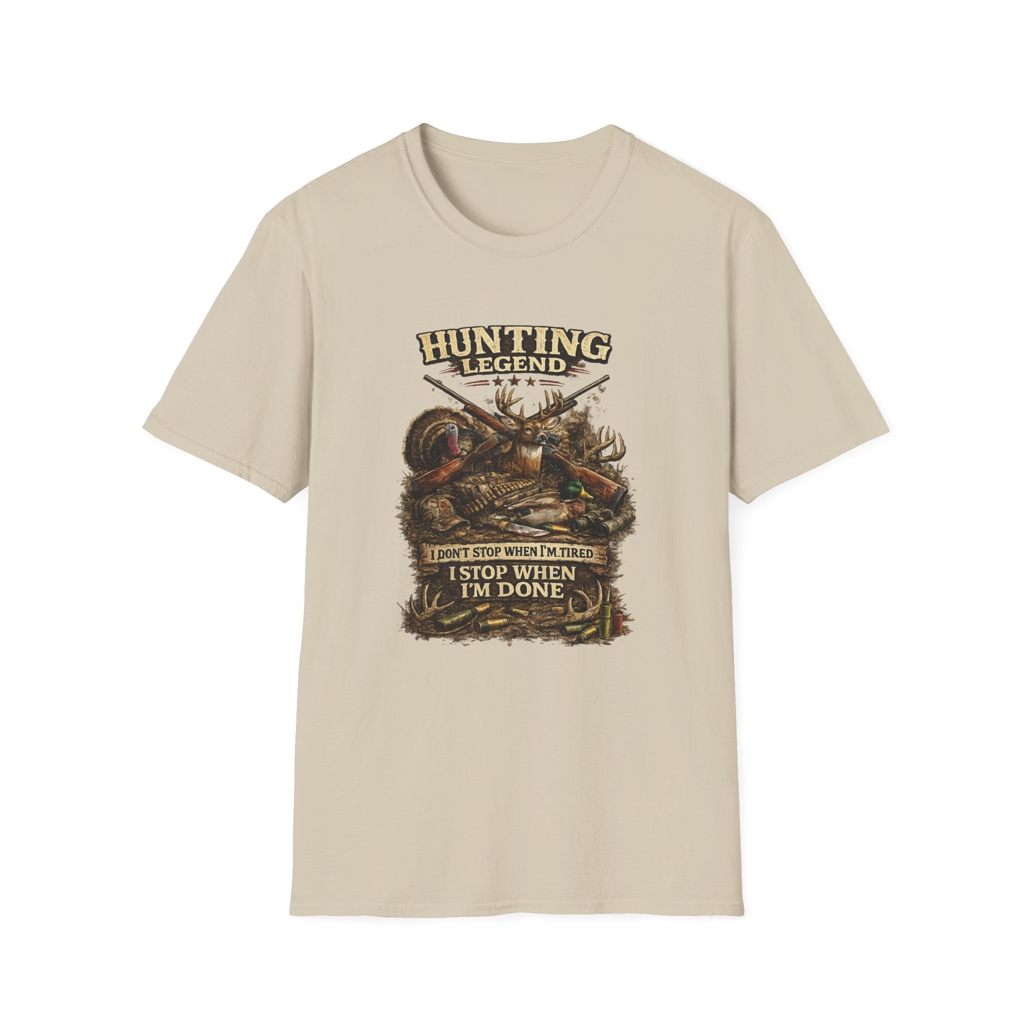 Hunting Legend Graphic Tee – Deer Hunter Outdoor Shirt