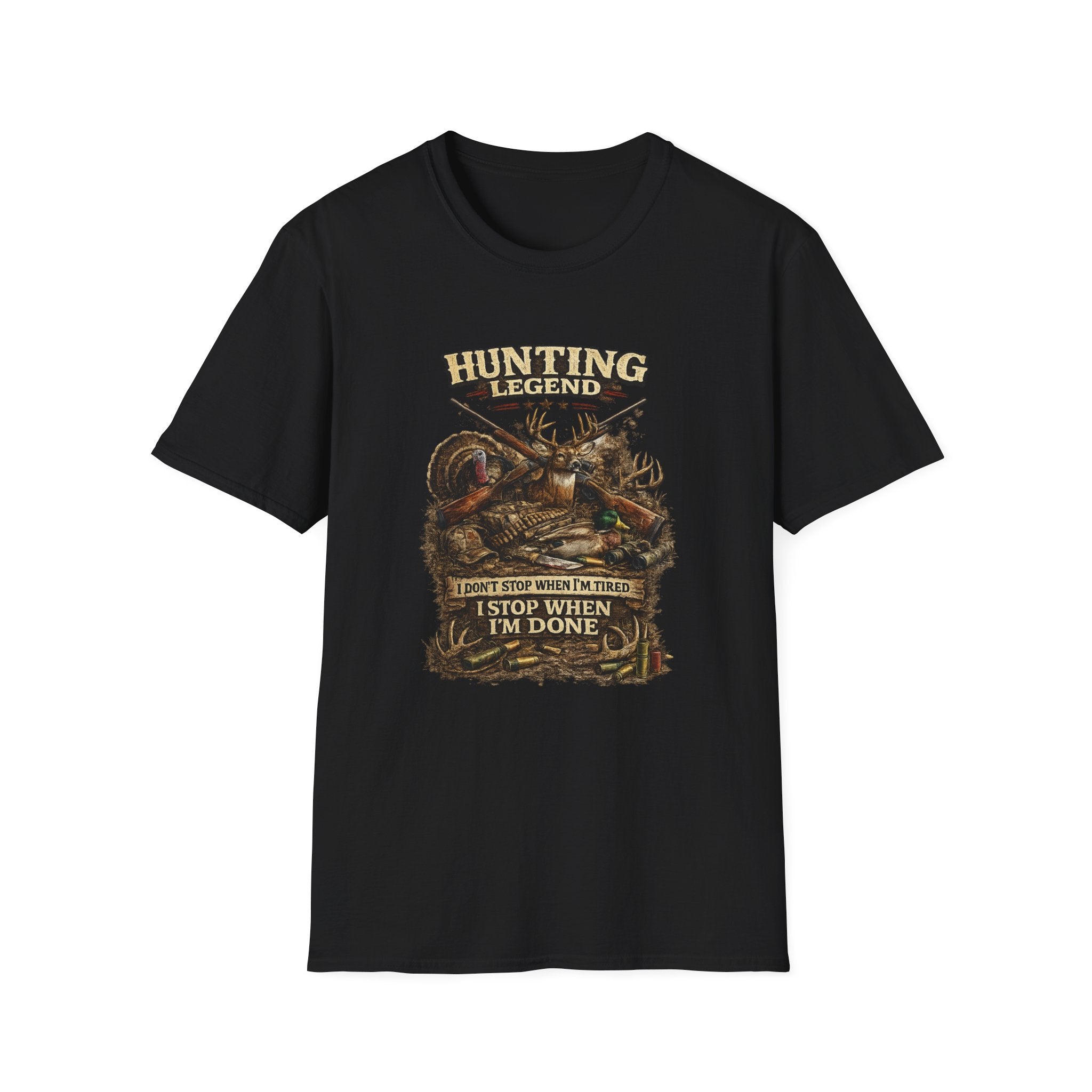 Hunting Legend Graphic Tee – Deer Hunter Outdoor Shirt