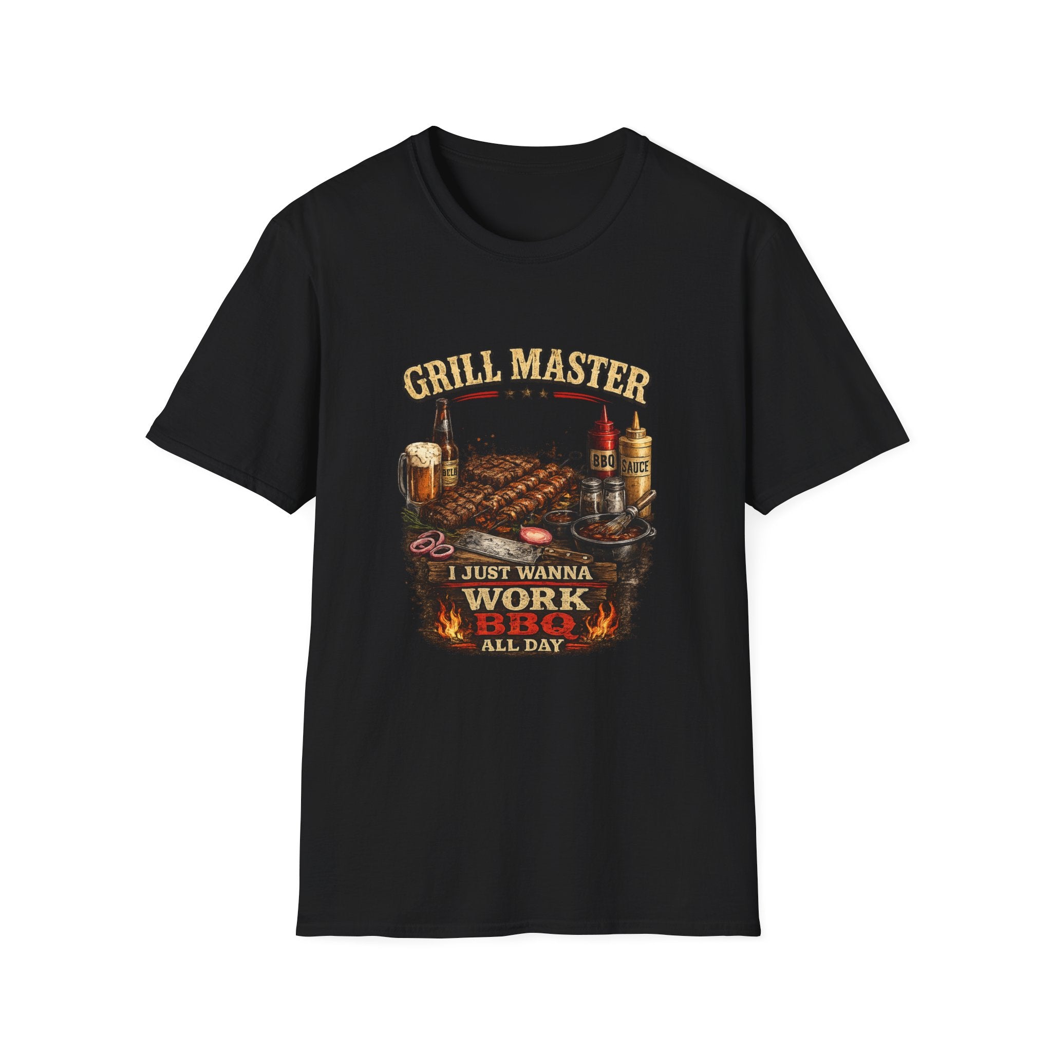 BBQ Lover's Grill Master T-Shirt – Perfect for Cookouts & Tailgate