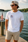 American Weekend T-Shirt – Flag Graphic “American Weekend • Est. 2026” Patriotic Tee