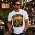 Weekend Forecast Beer Mug T-Shirt | Retro Brewery Graphic Tee